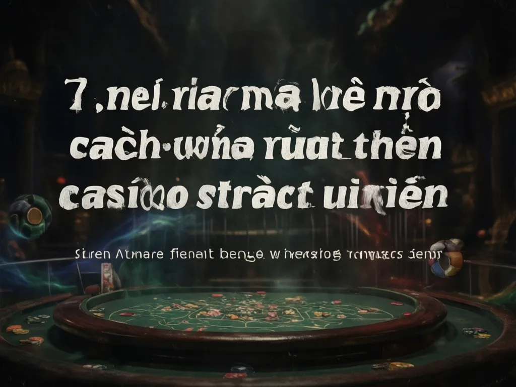 Cách nạp rút tiền casino